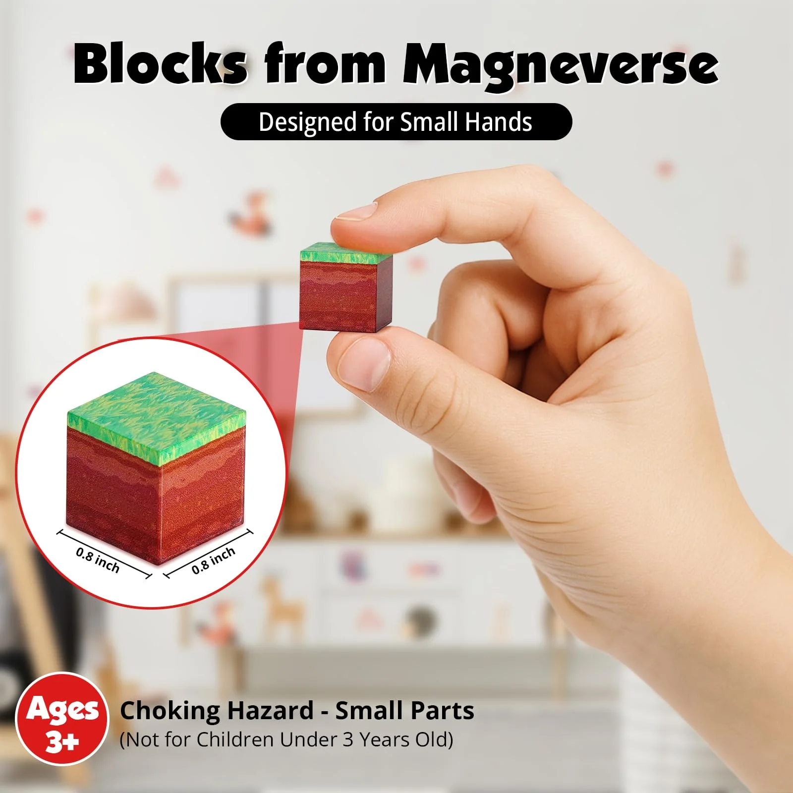 Magnetic Building Blocks – Minecraft-Inspired Magnet Cubes for Kids - Image 5