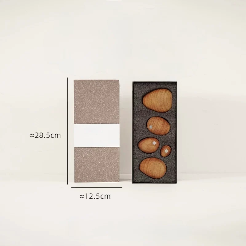 Balance Magnetic Wooden Stones – Handcrafted Solid Wood Balancing Sculpture - Image 5