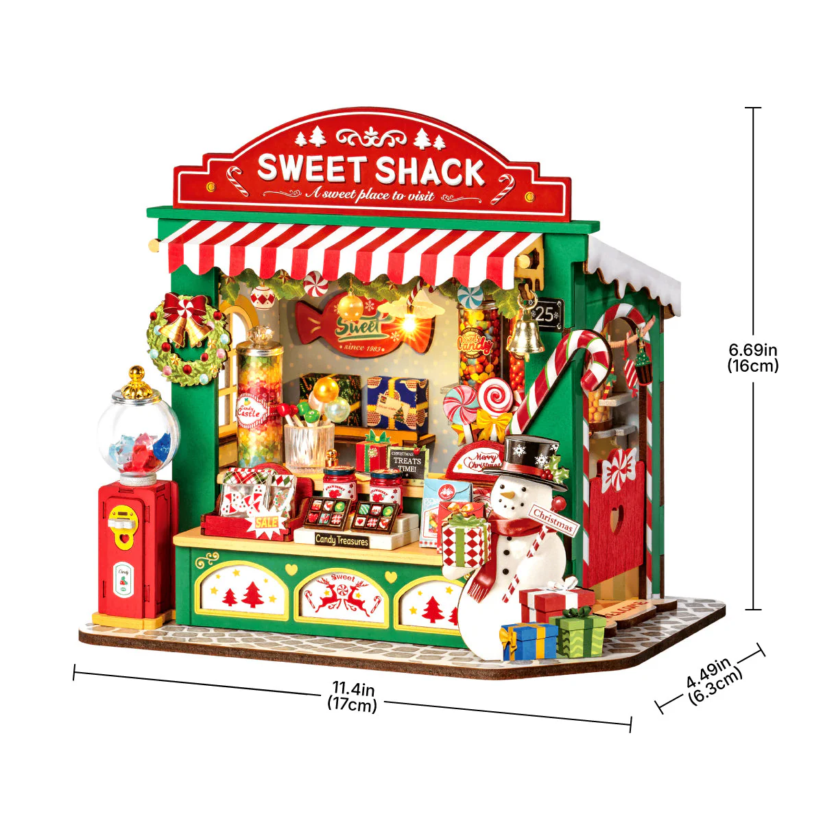 Christmas Candy Stand DIY Miniature House - Image 7