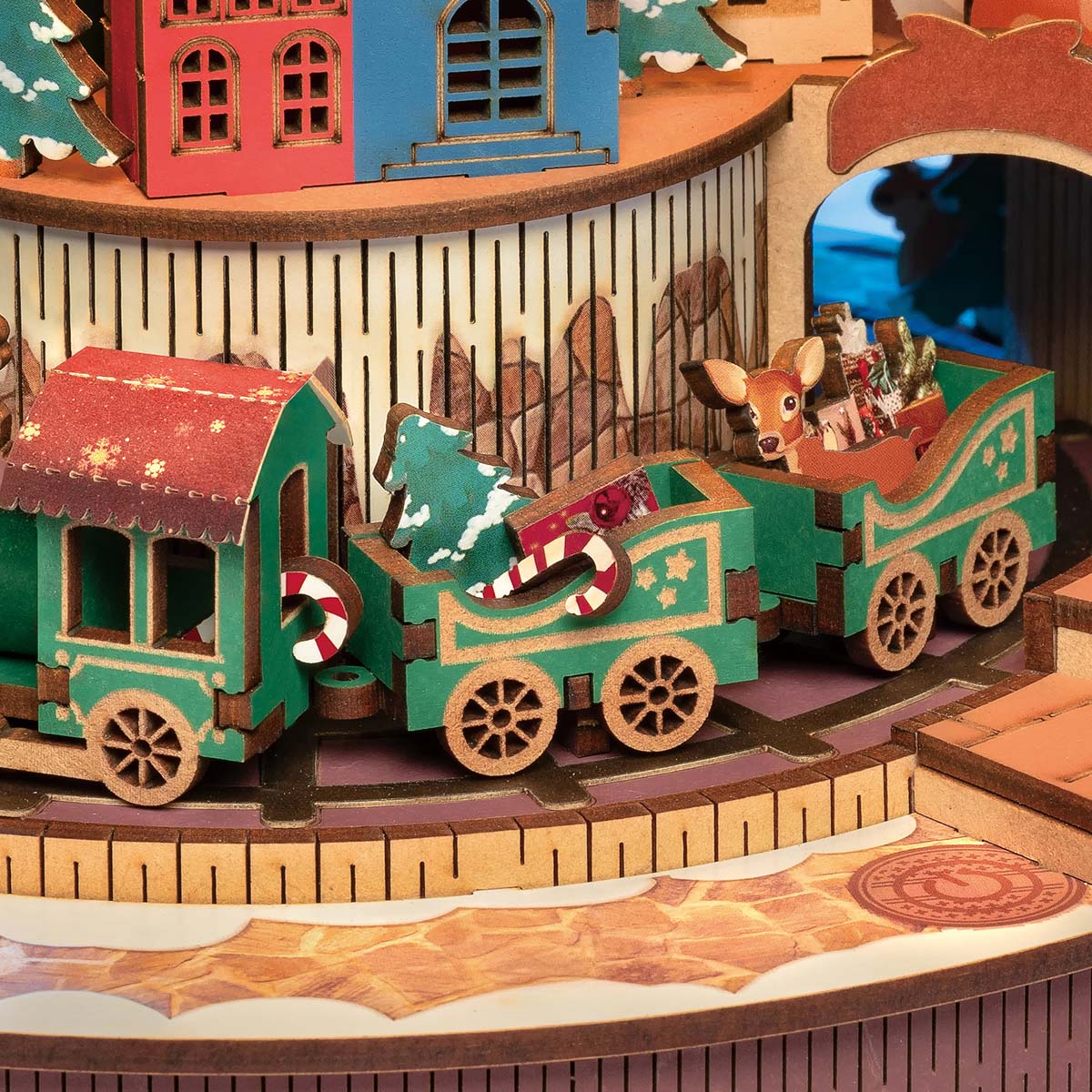 Christmas Melody Tree — 3D Wooden Puzzle Music Box - Image 3