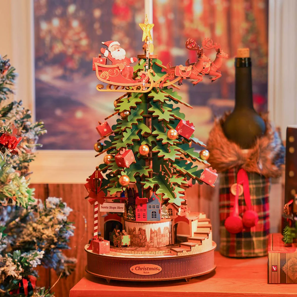 Christmas Melody Tree — 3D Wooden Puzzle Music Box - Image 6