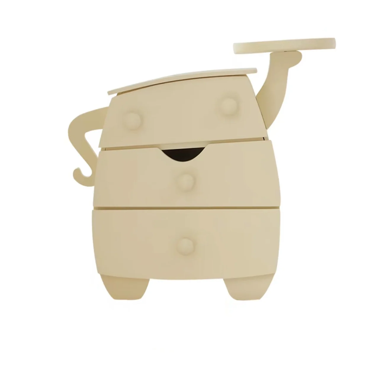 Chubby Cute Wooden Storage Cabinet – Compact Organizer with a Playful Design - Image 5