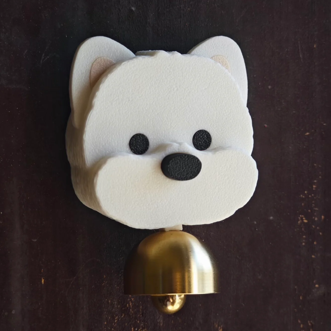 Cute Puppy Door Bell Wall Decor for Entryway | CRAFTSMM - Image 2