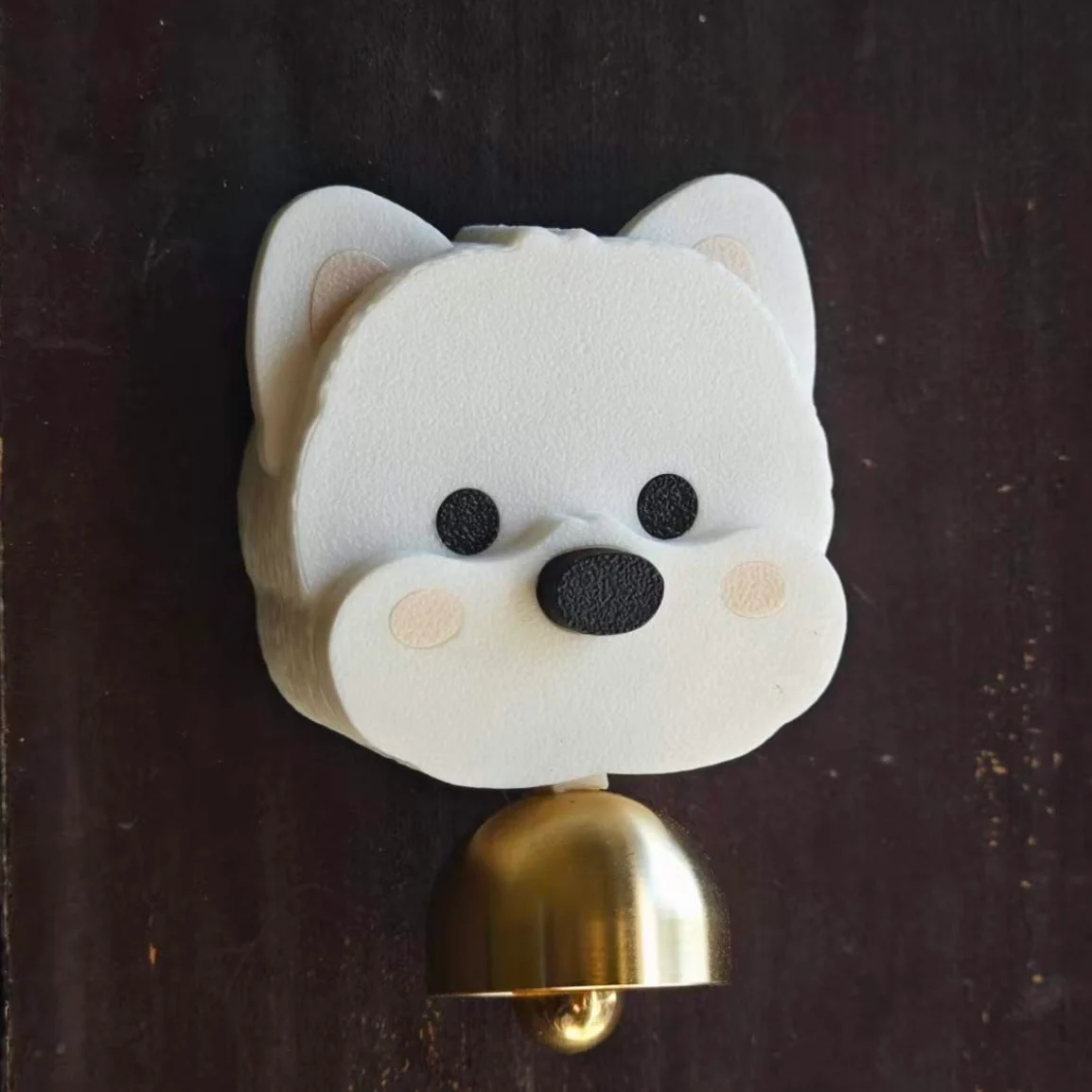 Cute Puppy Door Bell Wall Decor for Entryway | CRAFTSMM - Image 3