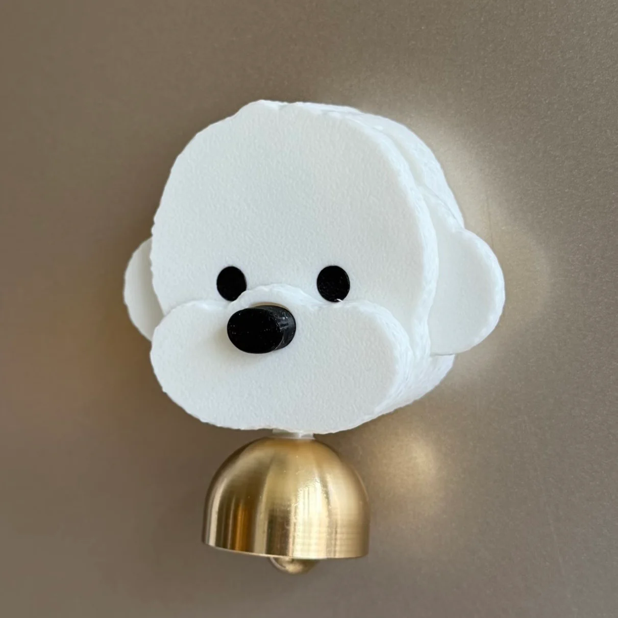 Cute Puppy Door Bell Wall Decor for Entryway | CRAFTSMM - Image 4
