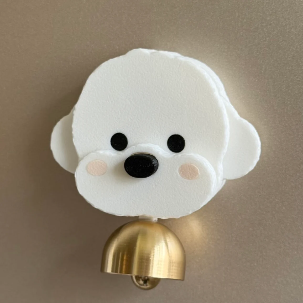 Cute Puppy Door Bell Wall Decor for Entryway | CRAFTSMM - Image 5