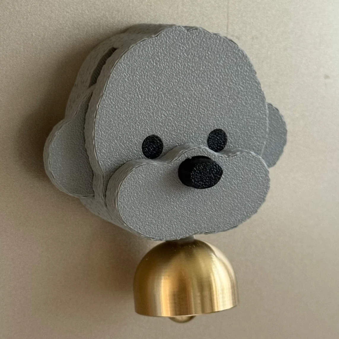 Cute Puppy Door Bell Wall Decor for Entryway | CRAFTSMM - Image 7