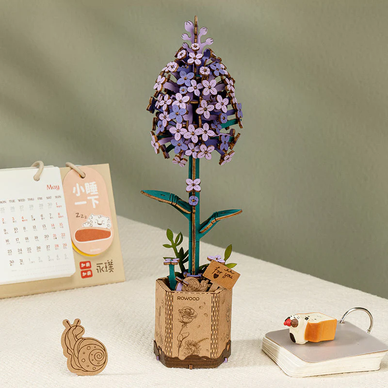 Mother's Day Exclusive DIY Wooden Flower Bouquet 3D Wooden Puzzle - Image 6