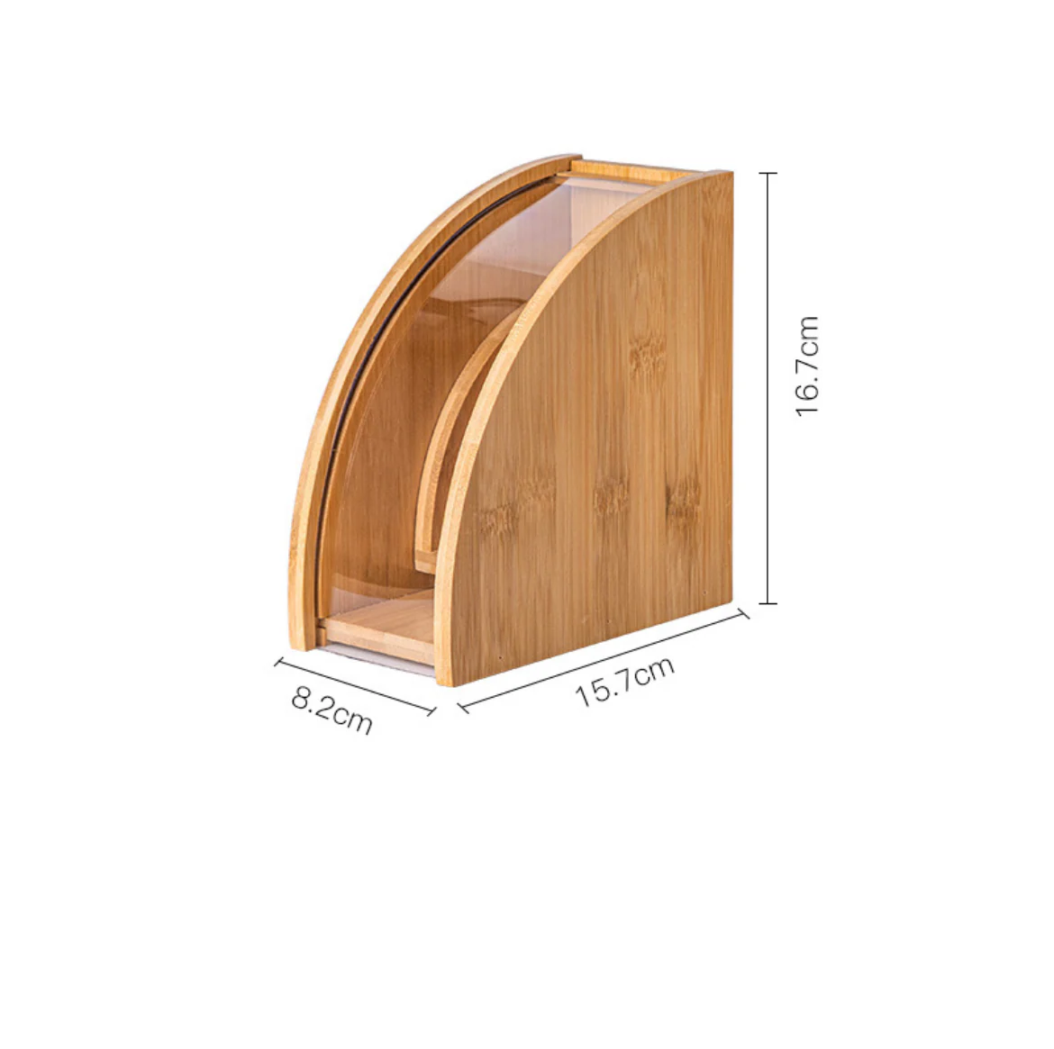 Handcrafted Wooden Coffee Filter Storage Rack - Keep Your Filters Organized and Dust-Free! - Image 3