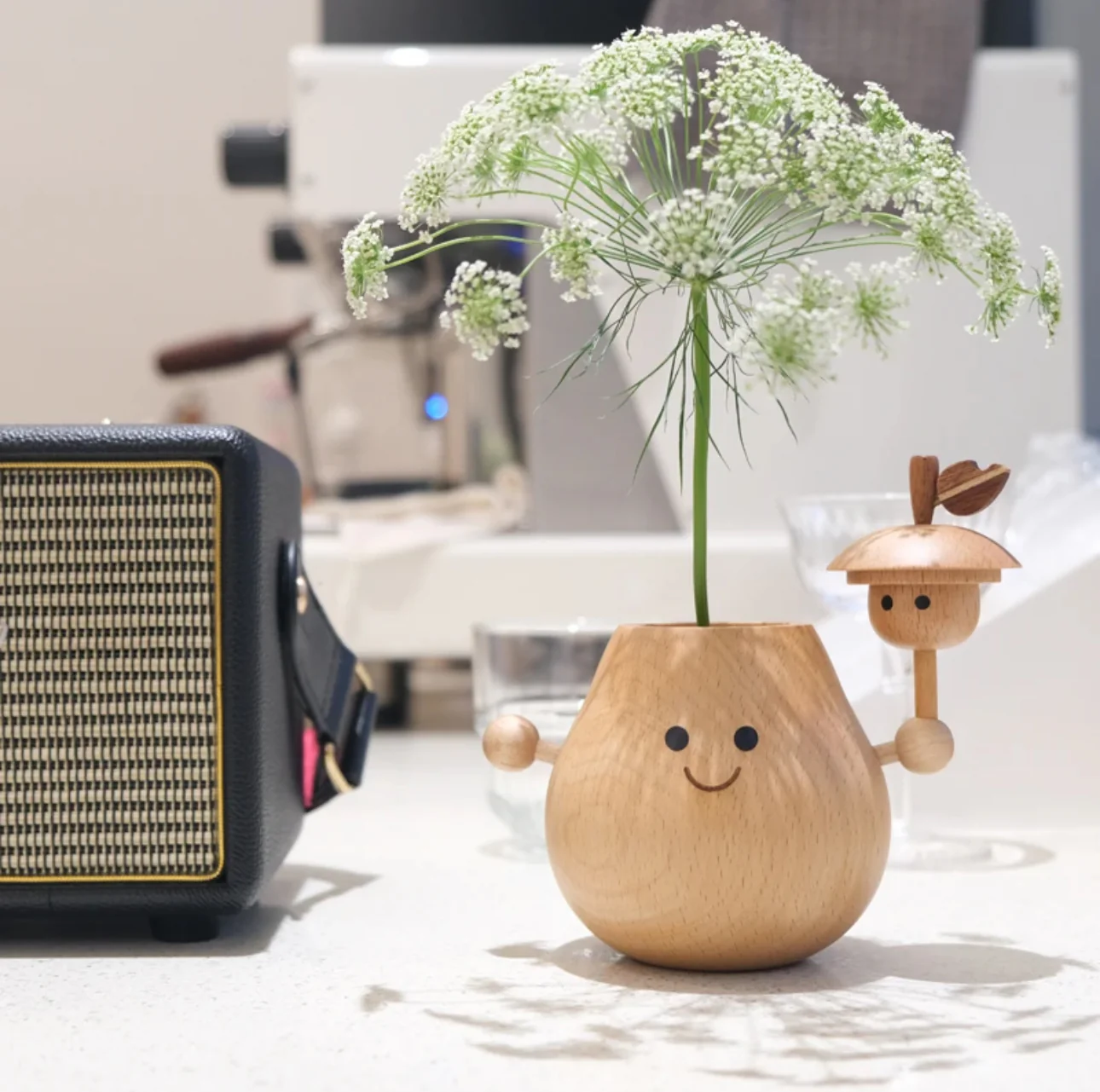 Hug Pear--Fruit Elf Creative Flower Arrangement Desktop Vase--Home Office Decoration - Image 3