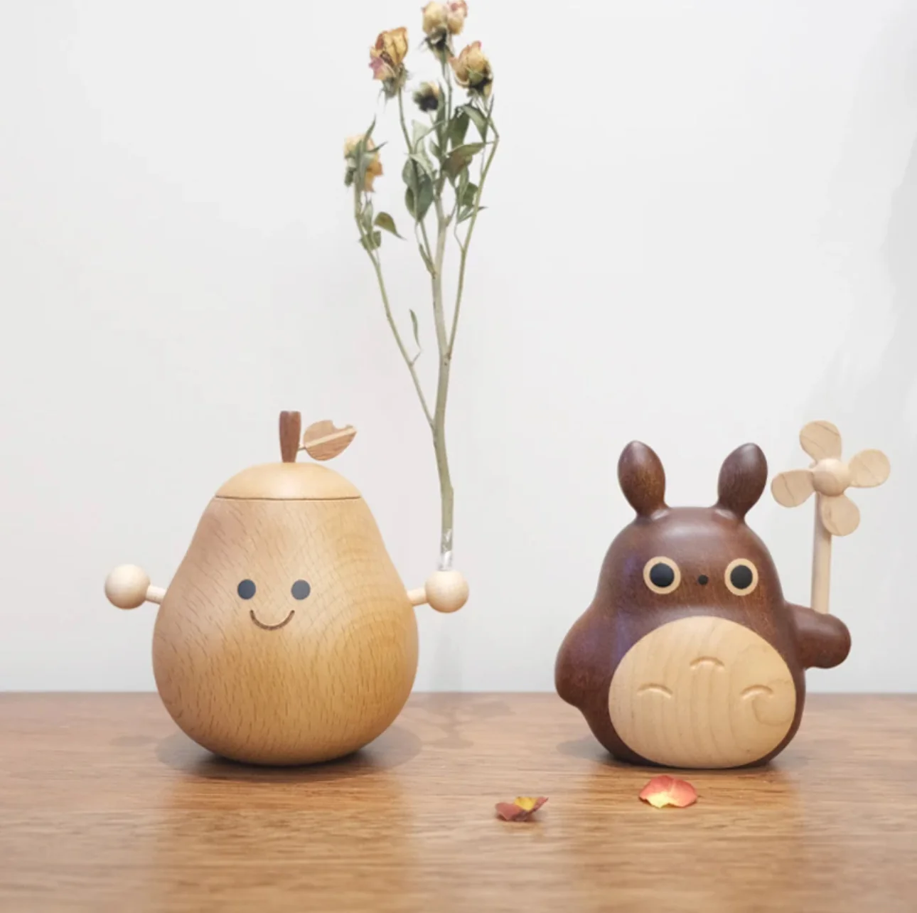 Hug Pear--Fruit Elf Creative Flower Arrangement Desktop Vase--Home Office Decoration - Image 4