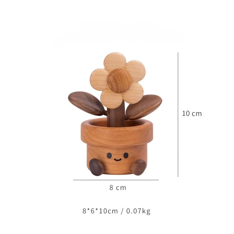 Jellycat-Inspired Blossom Smile Wooden Aroma Diffuser & Car Décor - Image 4