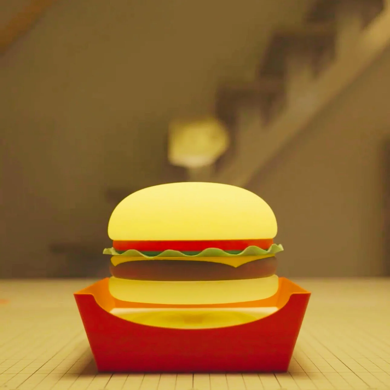 New Arrival Magnetic Levitation Burger Night Light - Image 3