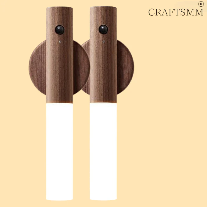 2 in 1 Wooden Style Night Light & Flashlight Motion Sensor-Fun & Stylish Lighting - Image 7