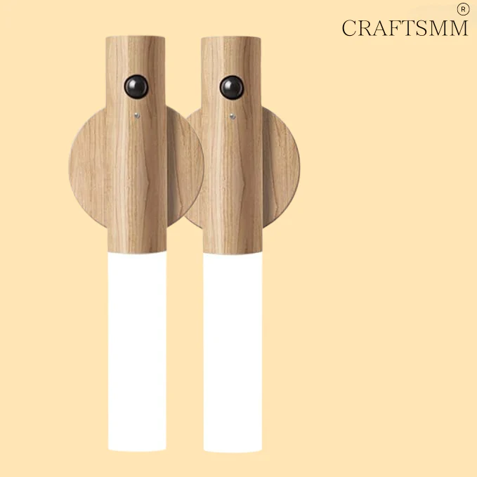 2 in 1 Wooden Style Night Light & Flashlight Motion Sensor-Fun & Stylish Lighting - Image 8