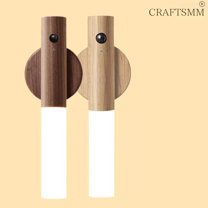 2 in 1 Wooden Style Night Light & Flashlight Motion Sensor-Fun & Stylish Lighting - Image 9