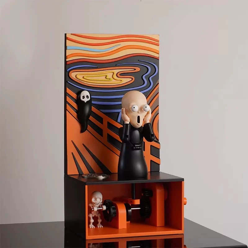 Original 'The Scream' Automata Art - Image 5