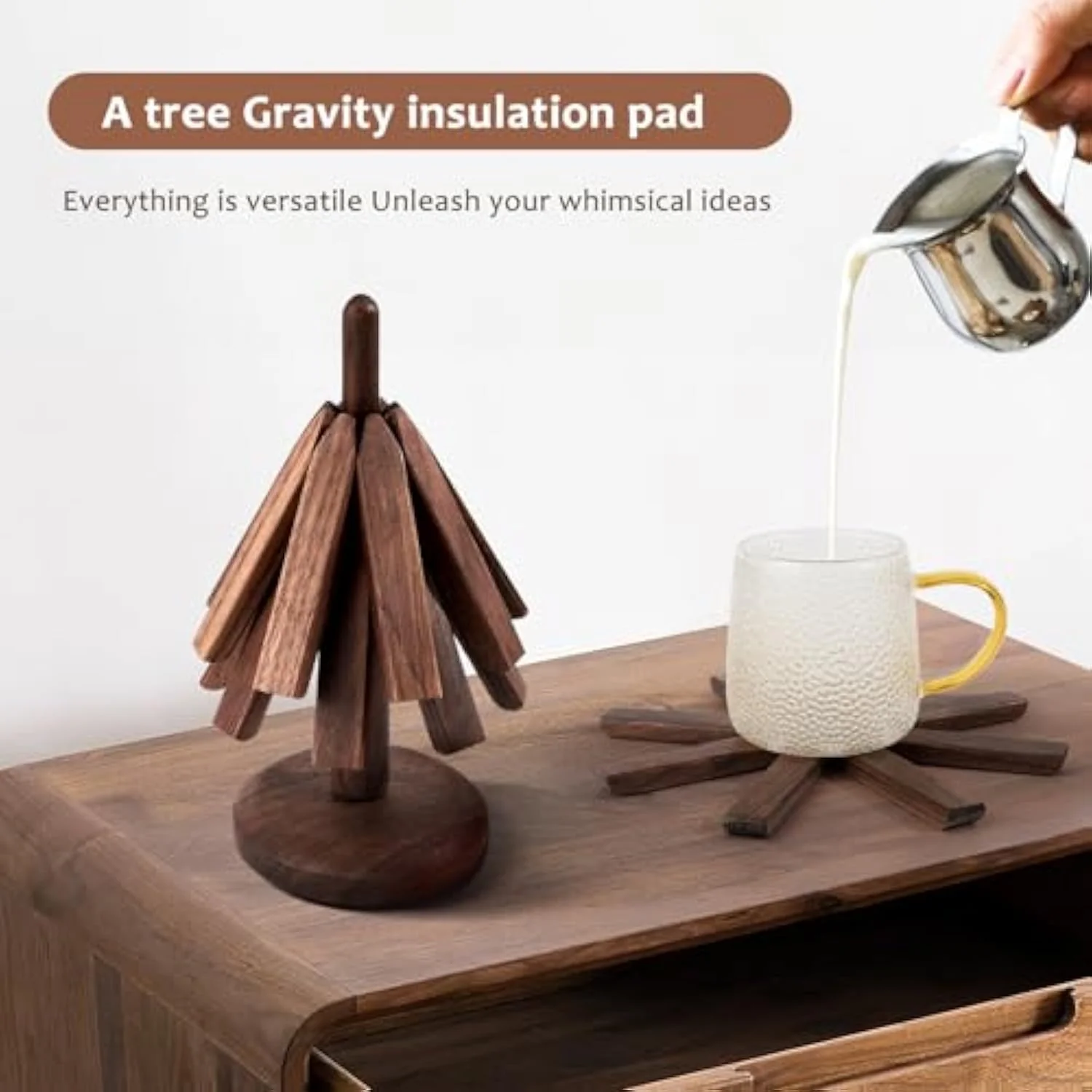 Pine Tree Heal lnsulation Coasters Set - Image 4