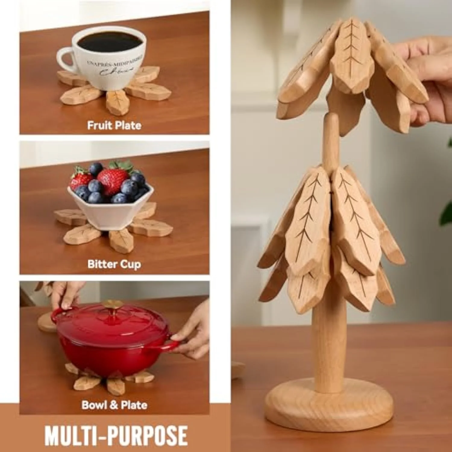 Pine Tree Heal lnsulation Coasters Set - Image 9