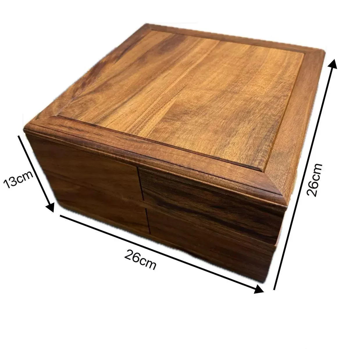 Ultra Multi-Layer Rotating Solid Wood Jewelry Storage Box - Image 8