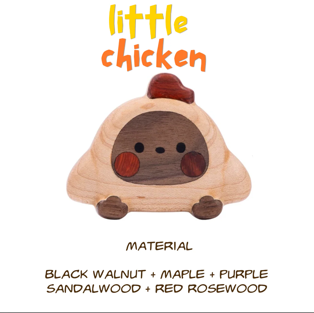 Handmade Super Cute Animals Wooden Fridge Magnet - Image 4