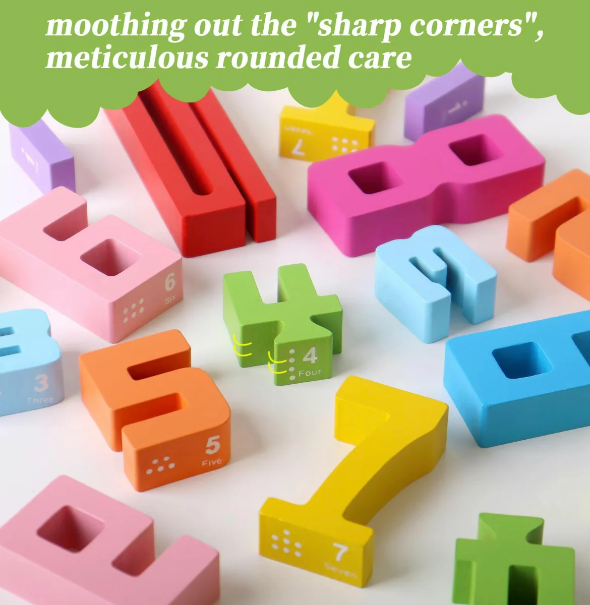 Wooden Number Stacking Game – Montessori Educational Toy for Kids - Image 7